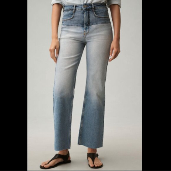 Brand New The Annie High-Rise Straight-Leg Jeans by Pilcro - Picture 5 of 13